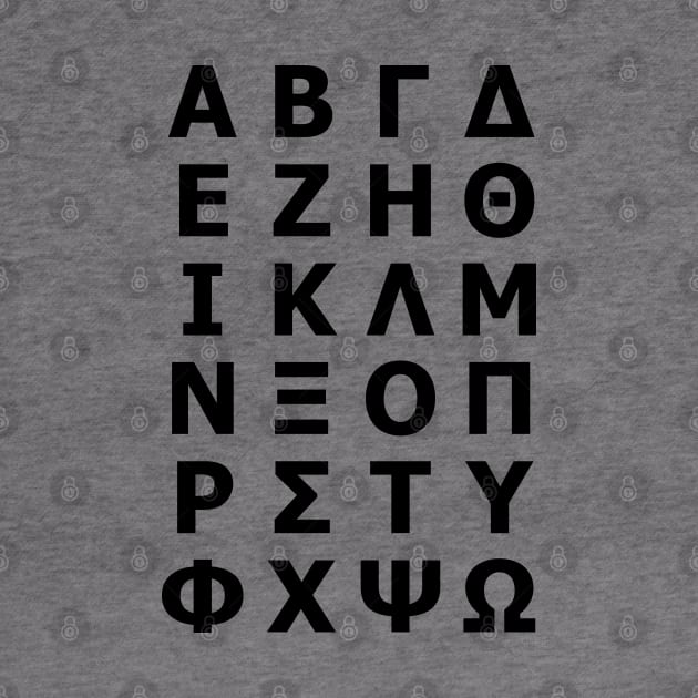 Greek Alphabet by tinybiscuits